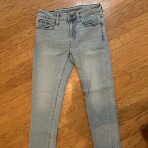 American Eagle Mens Jeans 29x30 Airflex + Light Wash Athletic Slim Fit